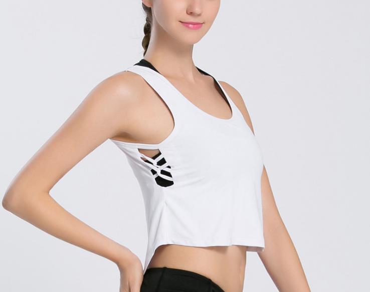 Moda señoras algodón deporte camisola